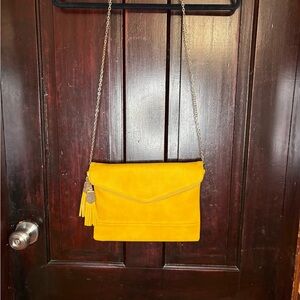 Urban Expressions Mustard Yellow Clutch